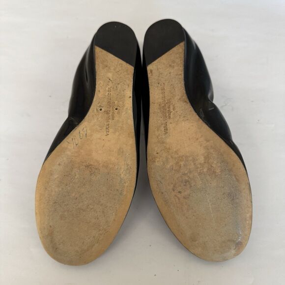 Vera Wang Lavender Black Patent Leather Ballet Flat Shoes‎ Women 6.5 M Classic - Picture 10 of 12